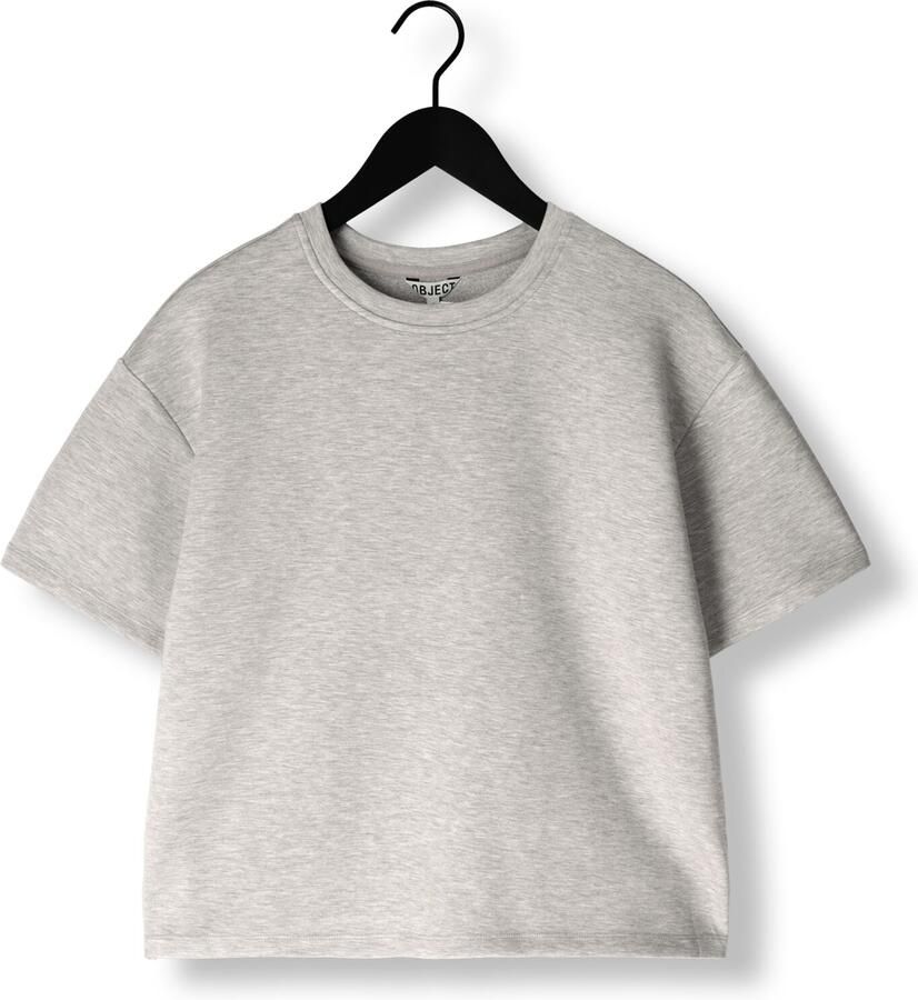 OBJECT Dames Truien & Vesten Objandrea Re 2 4 T-shirt Grijs