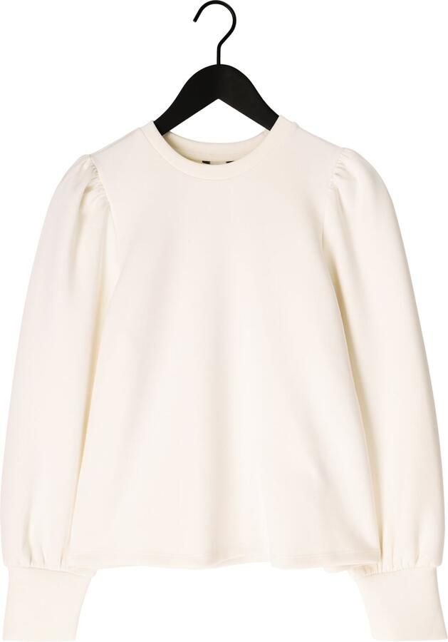 OBJECT Dames Truien & Vesten Objandrea Re L s O-neck Top Gebroken Wit - Foto 3