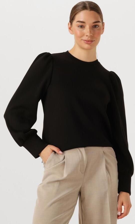 OBJECT Dames Truien & Vesten Objandrea Re L s O-neck Top Zwart - Foto 4