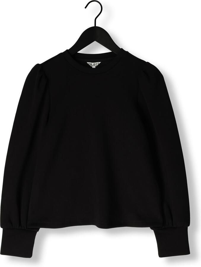 OBJECT Dames Truien & Vesten Objandrea Re L s O-neck Top Zwart