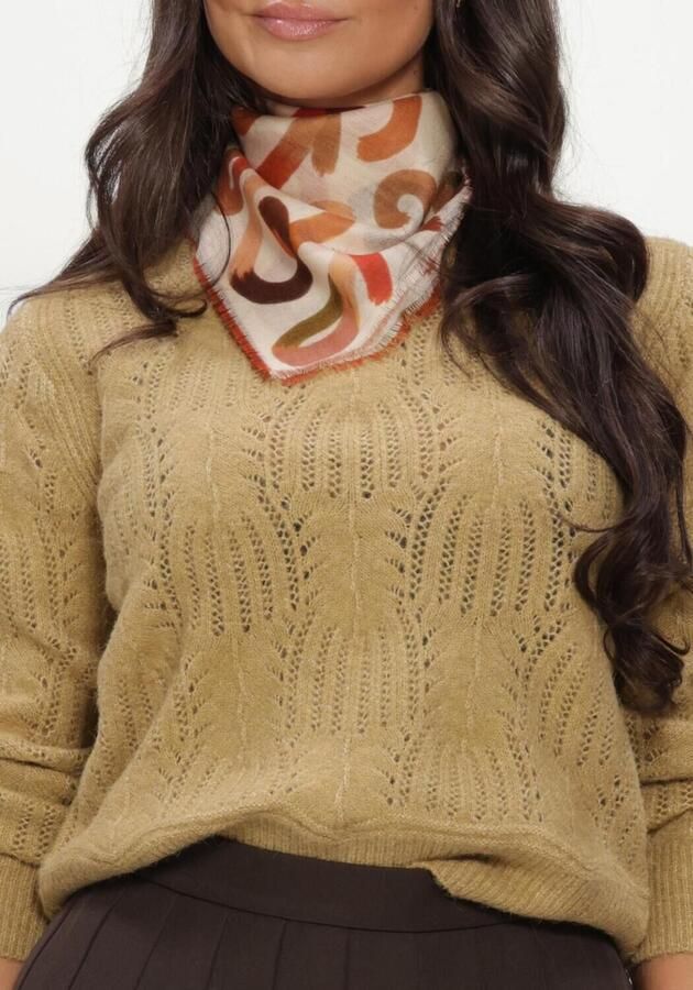 OBJECT Dames Truien & Vesten Objarona L s Re Knit Pullover Oker - Foto 3