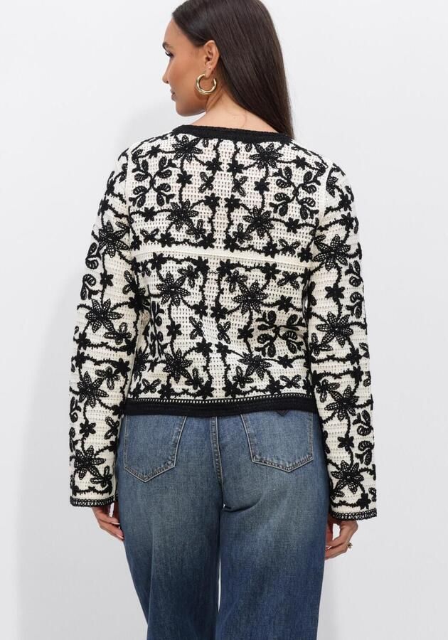 OBJECT Dames Truien & Vesten Objcari L s Re Cardigan Multi - Foto 3