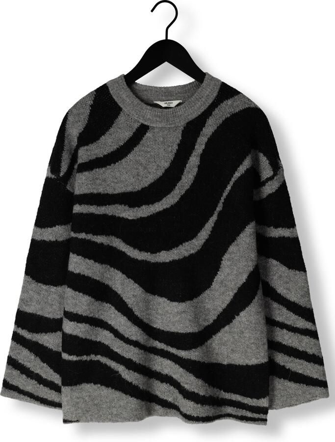 OBJECT Dames Truien & Vesten Objdiana Lo L s Knit Pullover Grijs - Foto 1