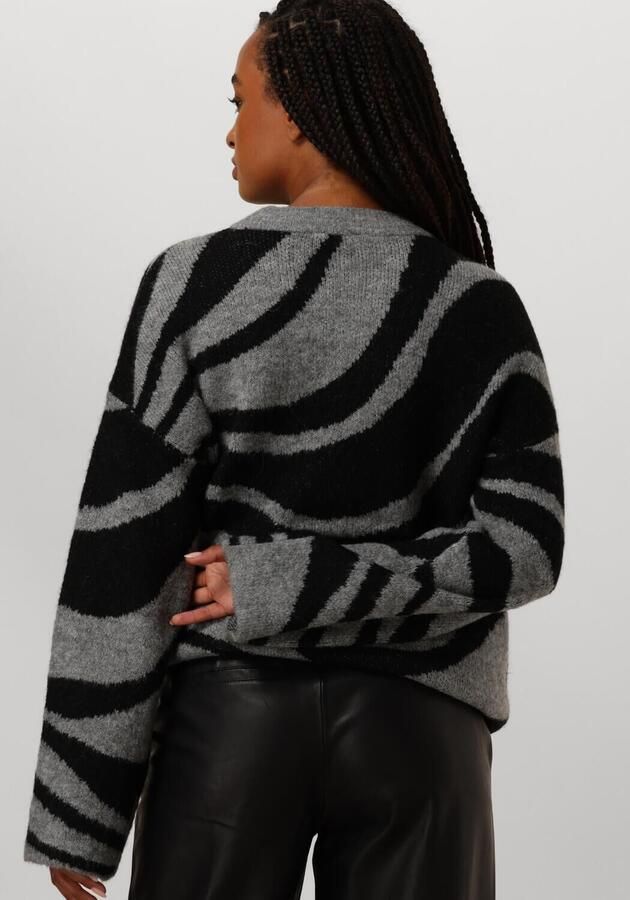 OBJECT Dames Truien & Vesten Objdiana Lo L s Knit Pullover Grijs - Foto 2