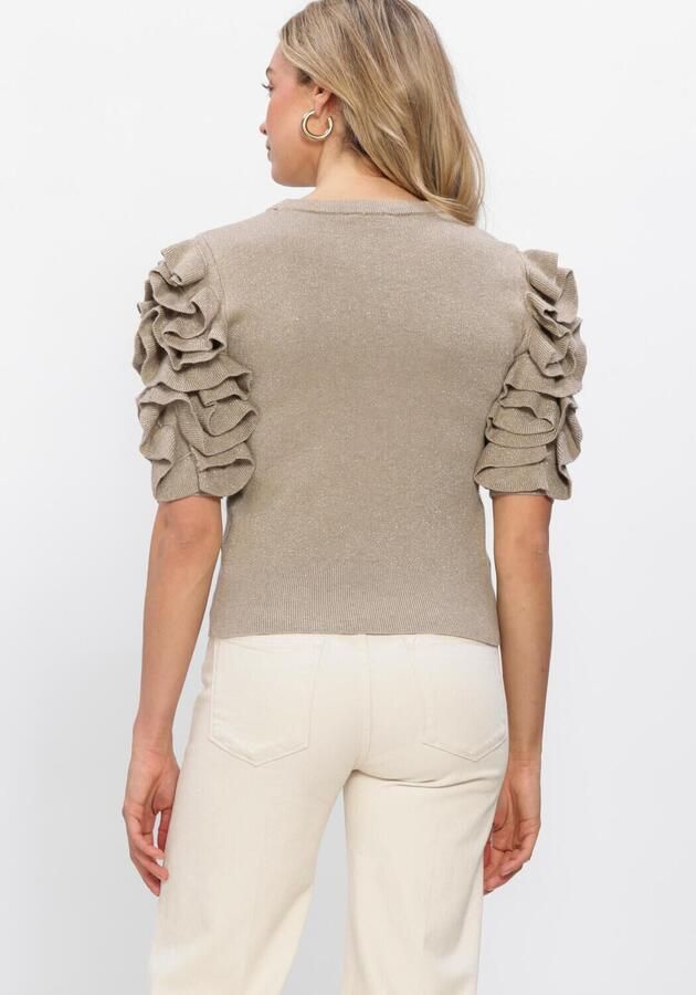 OBJECT Dames Truien & Vesten Objdiandra Knit 2 4 Re Pullover Beige - Foto 3