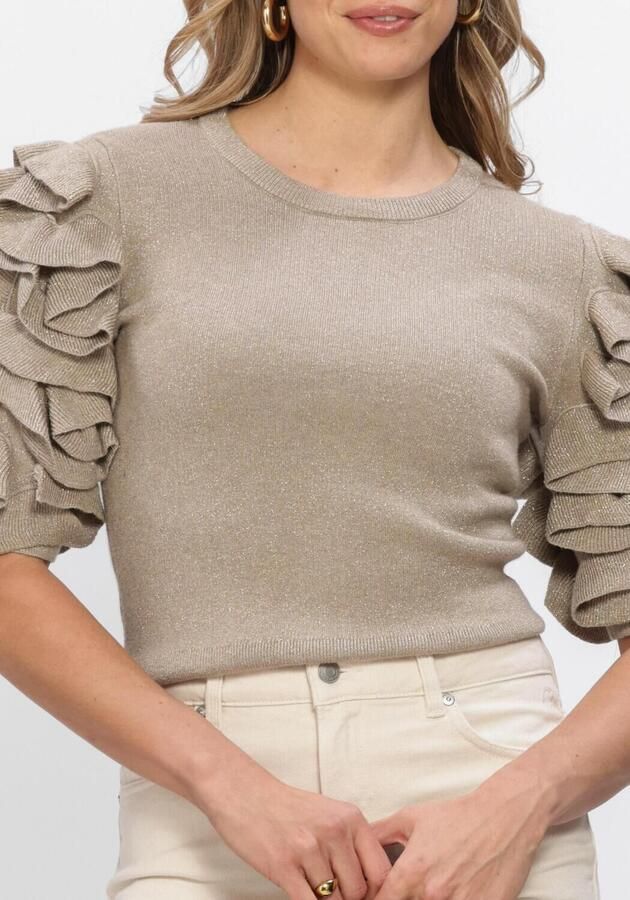 OBJECT Dames Truien & Vesten Objdiandra Knit 2 4 Re Pullover Beige - Foto 4
