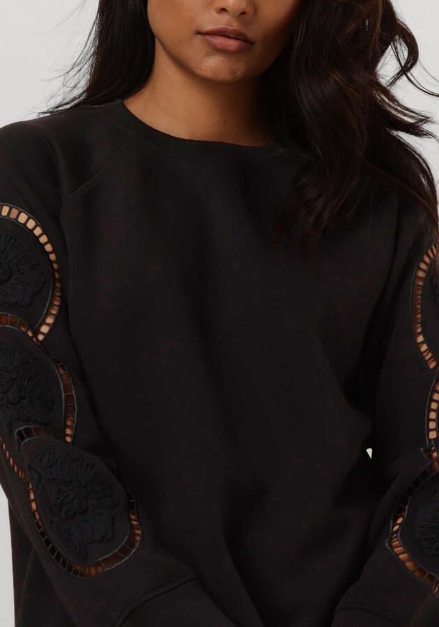 OBJECT Dames Truien & Vesten Objdorina Lo L s Sweat Top Zwart - Foto 3