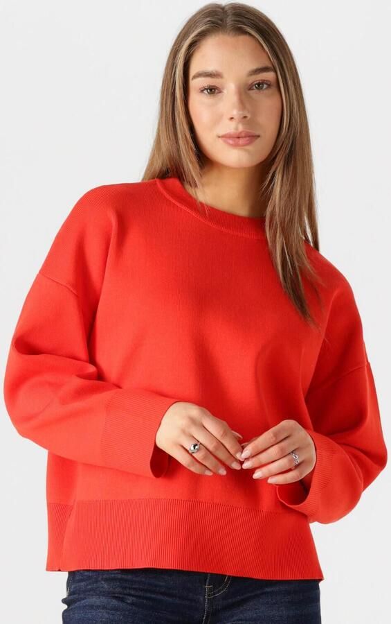 OBJECT Dames Truien & Vesten Objelly L s Oz O-neck Knit Div Rood - Foto 4