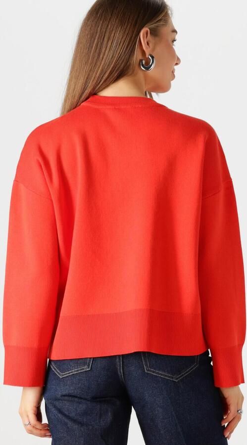 OBJECT Dames Truien & Vesten Objelly L s Oz O-neck Knit Div Rood - Foto 3