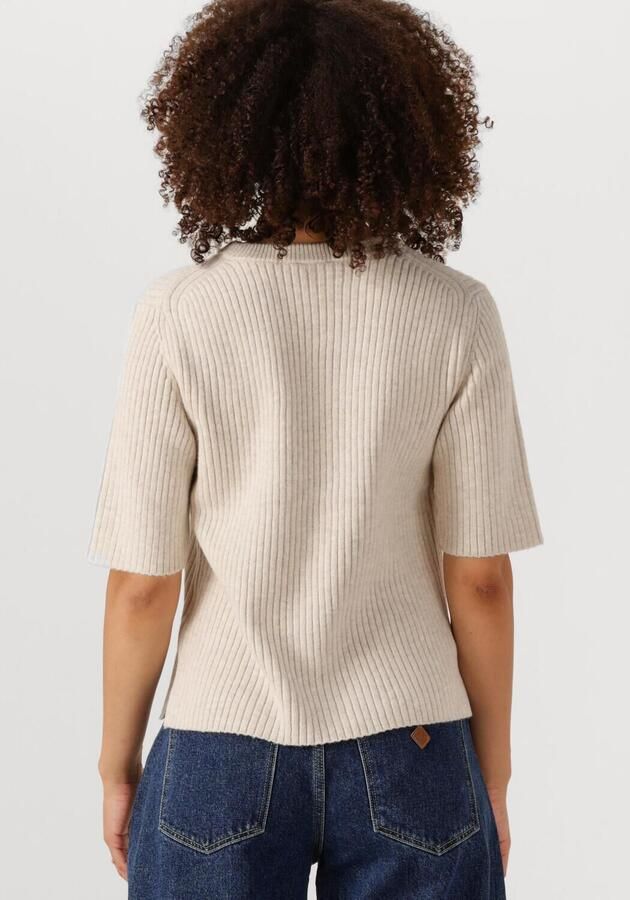 OBJECT Dames Truien & Vesten Objelva 2 4 Re O-neck Knit Beige - Foto 2