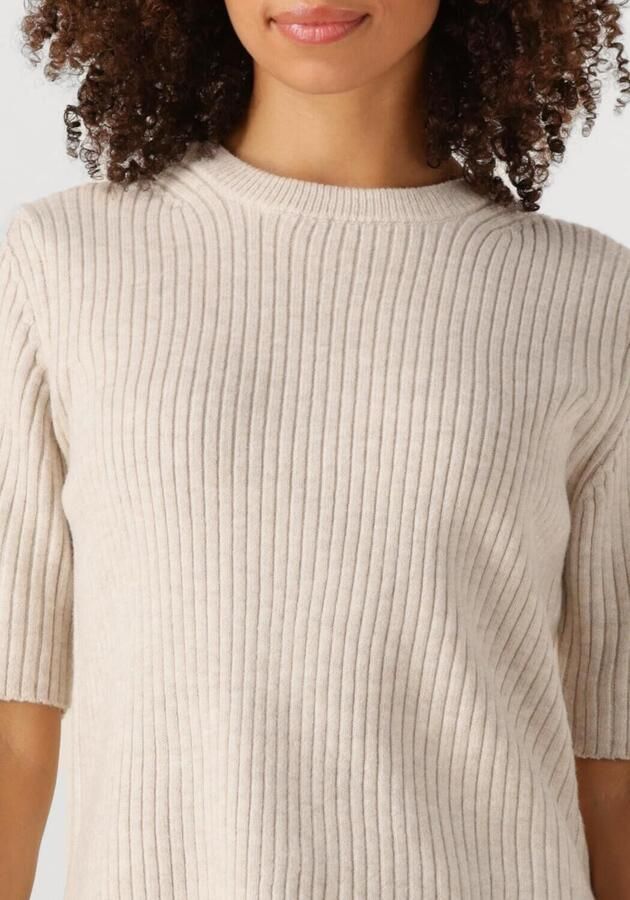 OBJECT Dames Truien & Vesten Objelva 2 4 Re O-neck Knit Beige - Foto 3
