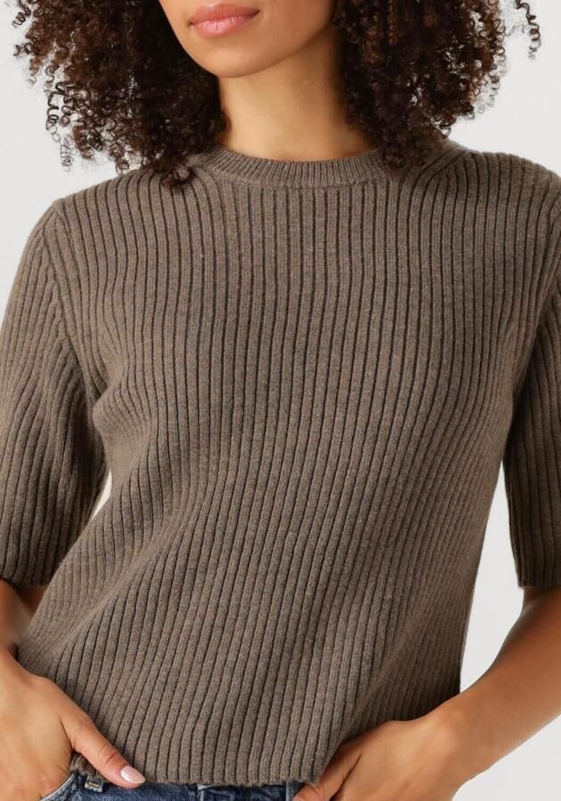 OBJECT Dames Truien & Vesten Objelva 2 4 Re O-neck Knit Bruin - Foto 2