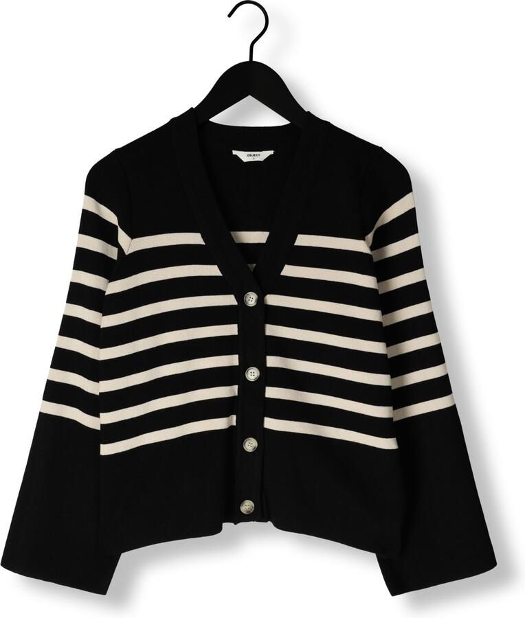 OBJECT Dames Truien & Vesten Objester L s Cardigan Zwart