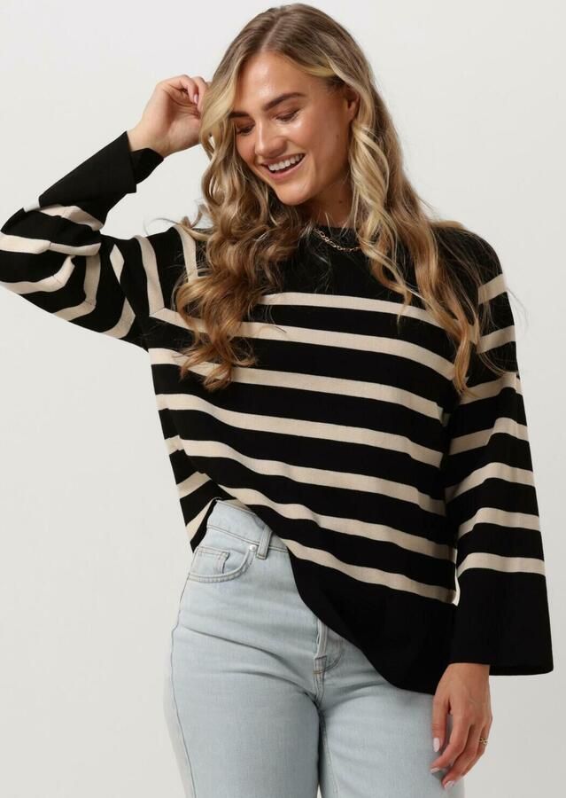 OBJECT Dames Truien & Vesten Objester Ls Knit Top Zwart - Foto 4