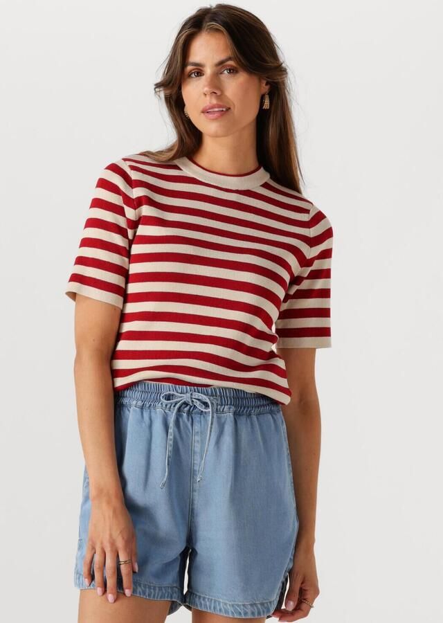 OBJECT Dames Truien & Vesten Objester S s New Knit Pullover Rood - Foto 4