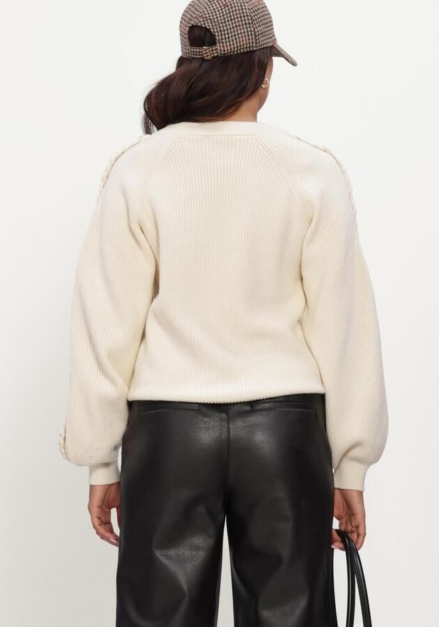 OBJECT Dames Truien & Vesten Objhannah L s Re Knit Pullover Noos Ecru - Foto 4