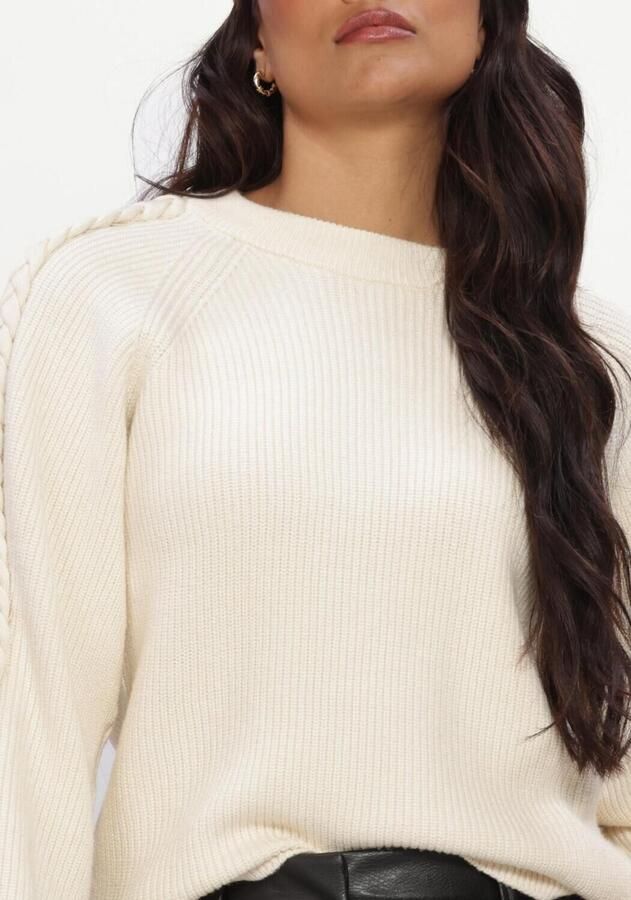 OBJECT Dames Truien & Vesten Objhannah L s Re Knit Pullover Noos Ecru - Foto 3