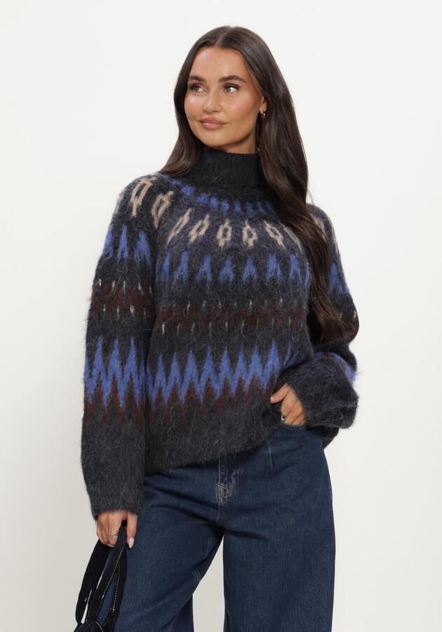 OBJECT Dames Truien & Vesten Objjaade Diana L s Lo Knit Pullover 147 Multi