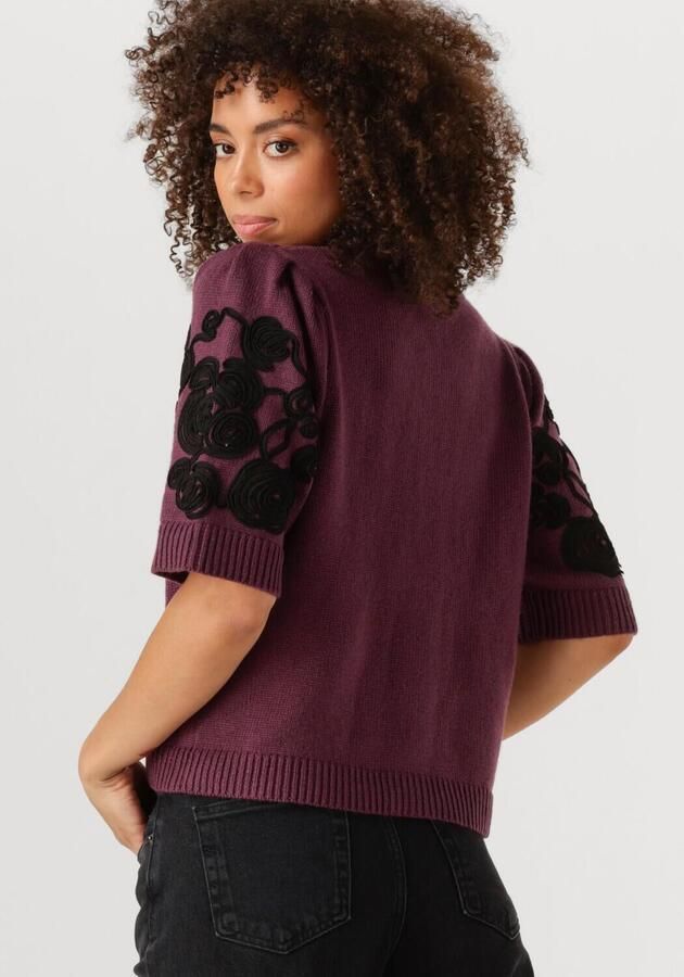 OBJECT Dames Truien & Vesten Objjane 2 4 Re Knit Cardigan Bordeaux - Foto 2