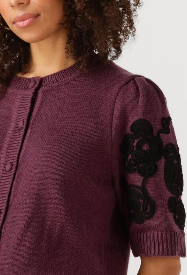 OBJECT Dames Truien & Vesten Objjane 2 4 Re Knit Cardigan Bordeaux - Foto 3