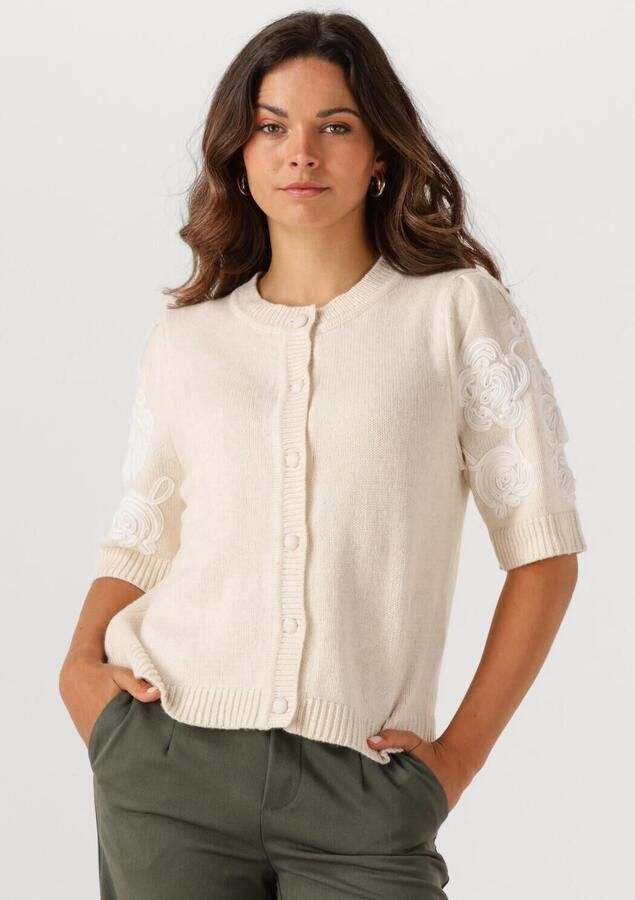 OBJECT Dames Truien & Vesten Objjane 2 4 Re Knit Cardigan Ecru - Foto 4