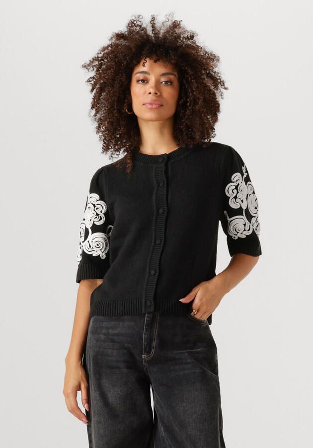 OBJECT Dames Truien & Vesten Objjane 2 4 Re Knit Cardigan Zwart - Foto 4