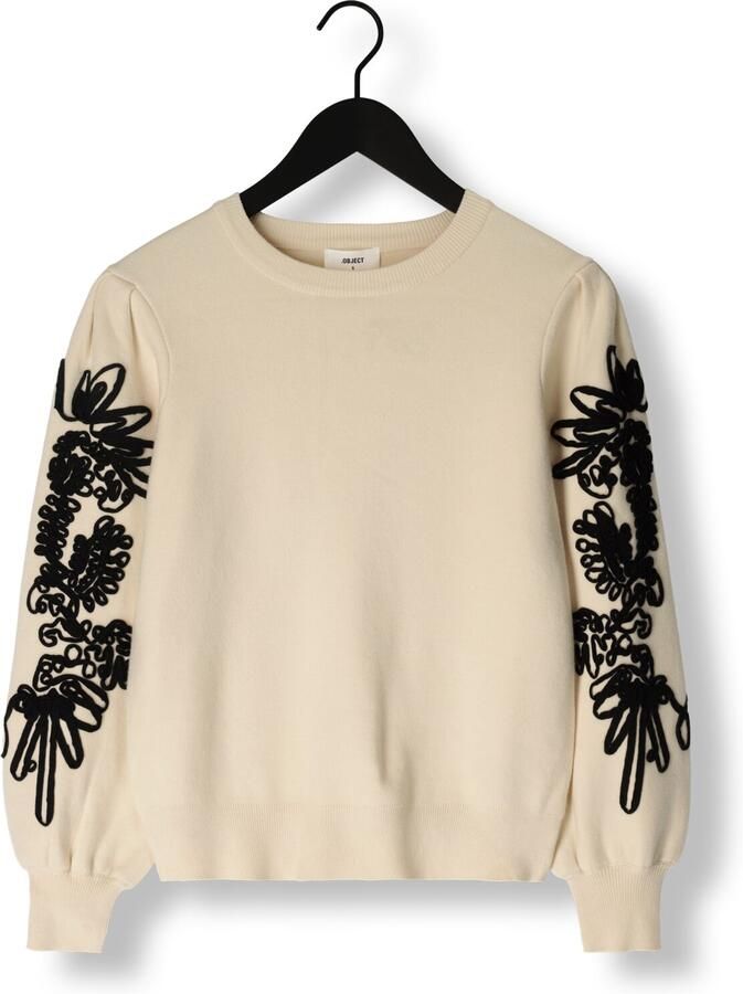 OBJECT Dames Truien & Vesten Objjoana L s Knit Pullover Zand