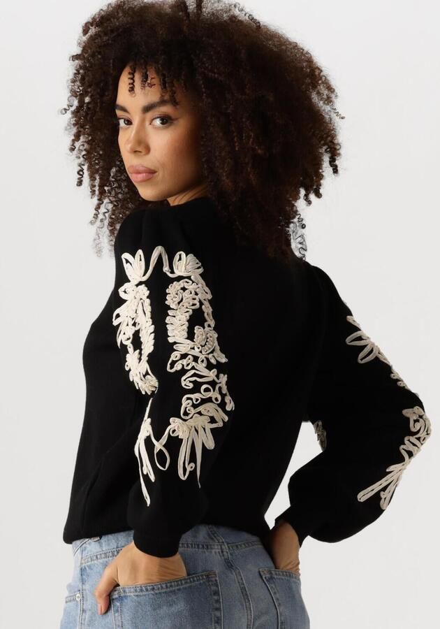 OBJECT Dames Truien & Vesten Objjoana L s Knit Pullover Zwart - Foto 2