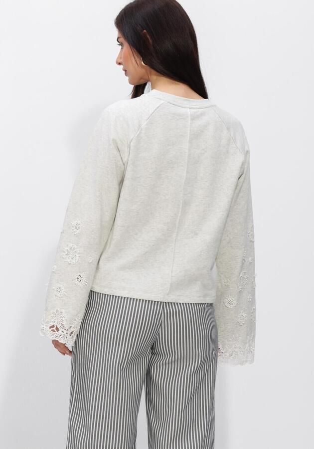 OBJECT Dames Truien & Vesten Objkimia Ls Re Sweat Shirt Lichtgrijs - Foto 3