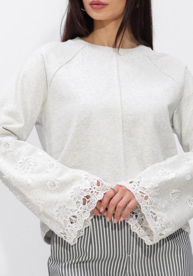 OBJECT Dames Truien & Vesten Objkimia Ls Re Sweat Shirt Lichtgrijs - Foto 4
