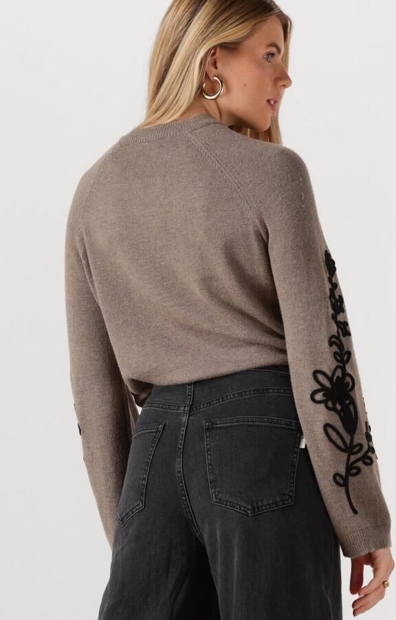 OBJECT Dames Truien & Vesten Objlaney Rubin Ls Pullover Noos Taupe - Foto 3