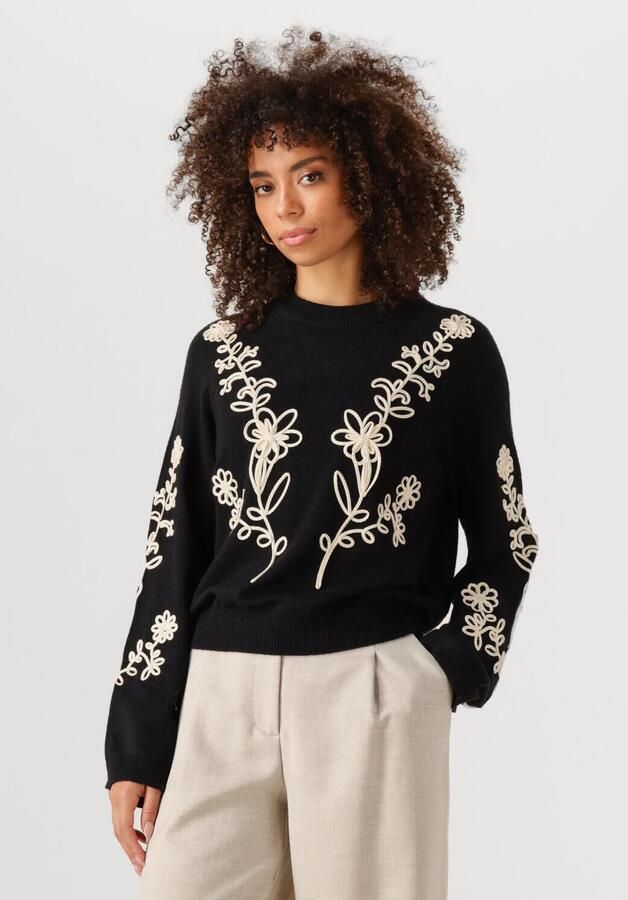 OBJECT Dames Truien & Vesten Objlaney Rubin Ls Pullover Noos Zwart - Foto 4