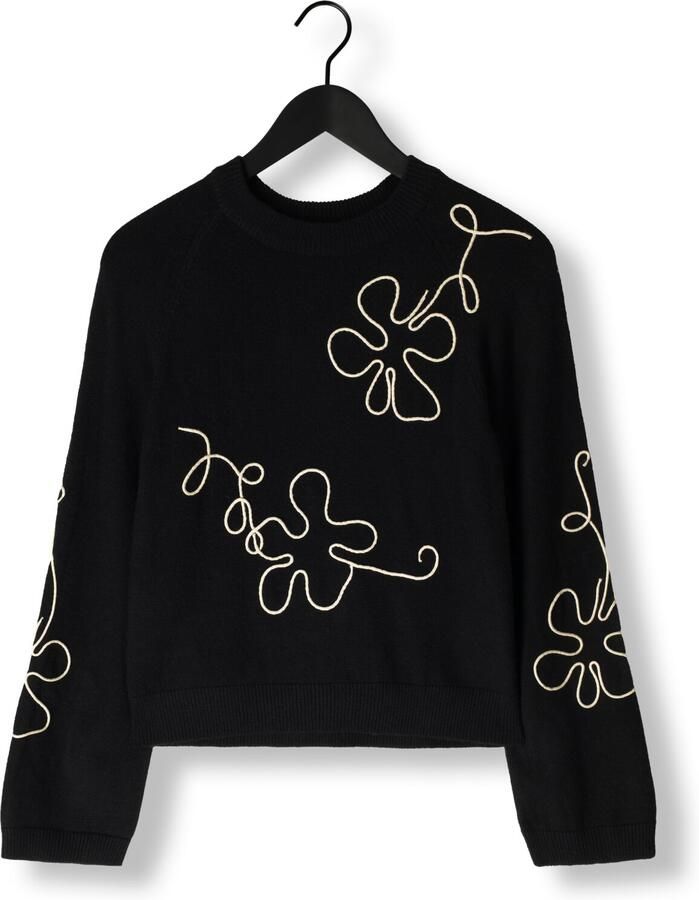 OBJECT Dames Truien & Vesten Objlaney Rubin Ls Pullover Zwart