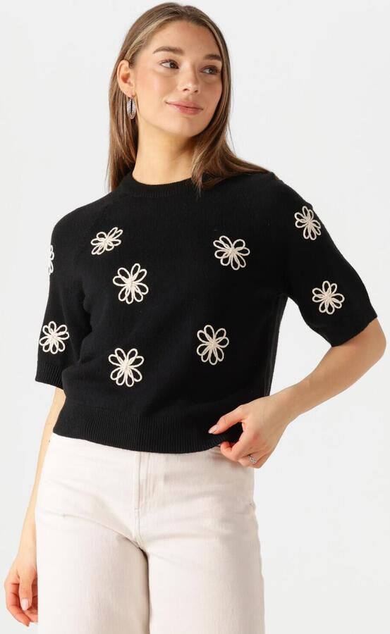 OBJECT Dames Truien & Vesten Objlaney Rubin Ss Pullover Zwart - Foto 4