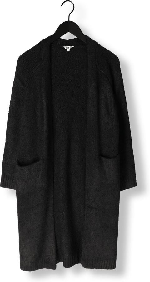 OBJECT Dames Truien & Vesten Objmilu Ls Lo Long Knit Cardigan Zwart - Foto 3