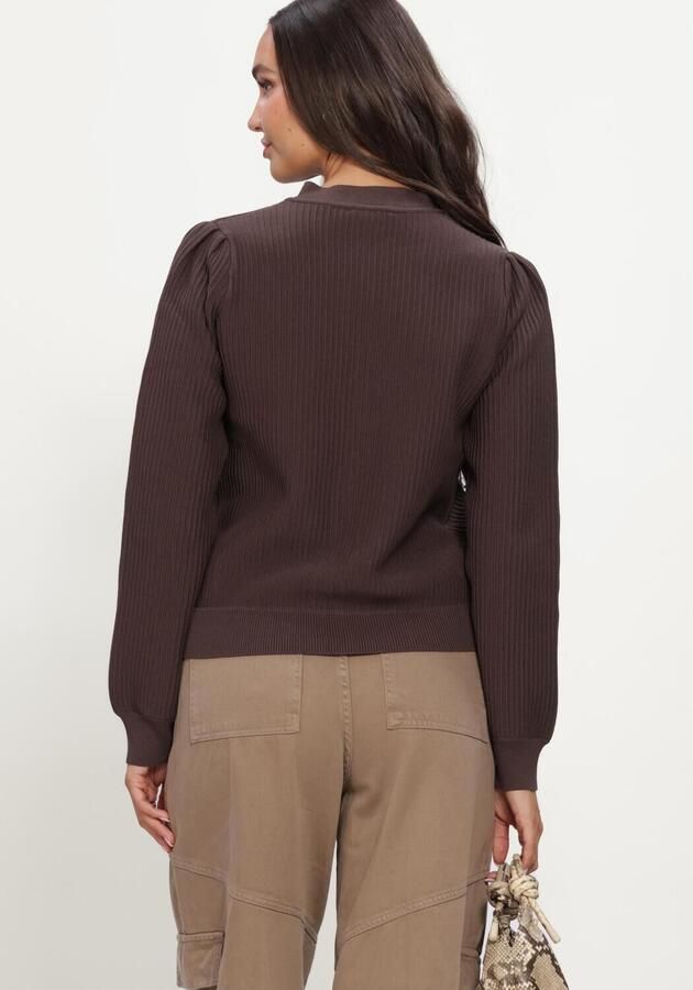 OBJECT Dames Truien & Vesten Objorana L s Re Knit Cardigan Bruin - Foto 3