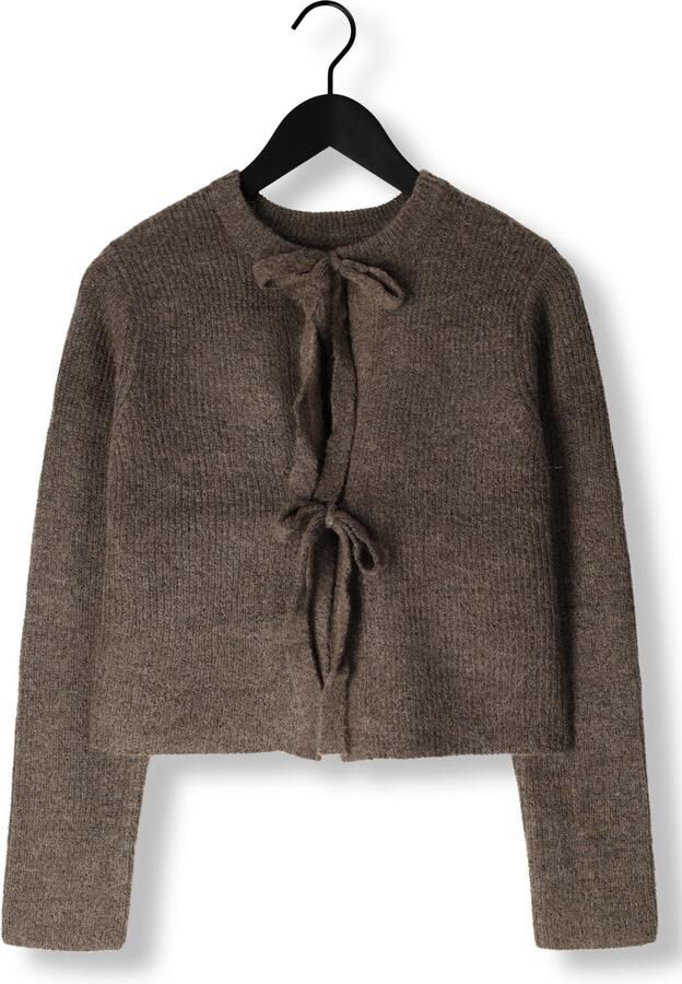 OBJECT Dames Truien & Vesten Objparvi Knit Cardigan Bruin - Foto 2
