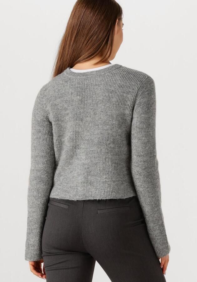 OBJECT Dames Truien & Vesten Objparvi Knit Cardigan Grijs - Foto 2