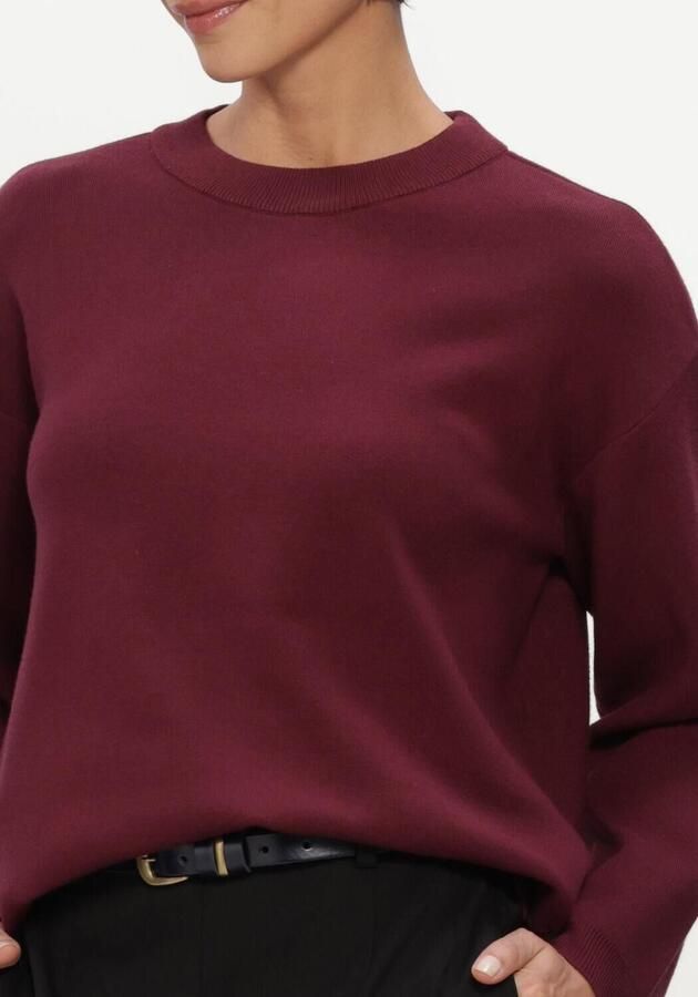 OBJECT Dames Truien & Vesten Objreynard L s Lo Knit Pullover Noos Bordeaux - Foto 4