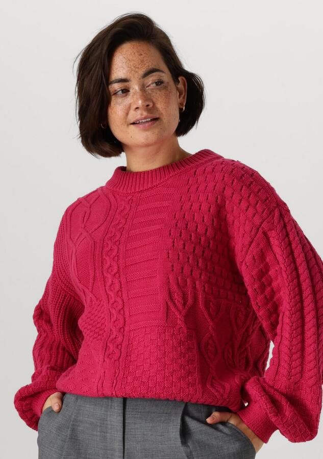 OBJECT Dames Truien & Vesten Objrush Re L s Knit Pullover Roze - Foto 4