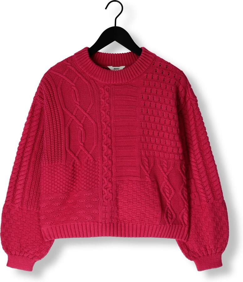 OBJECT Dames Truien & Vesten Objrush Re L s Knit Pullover Roze