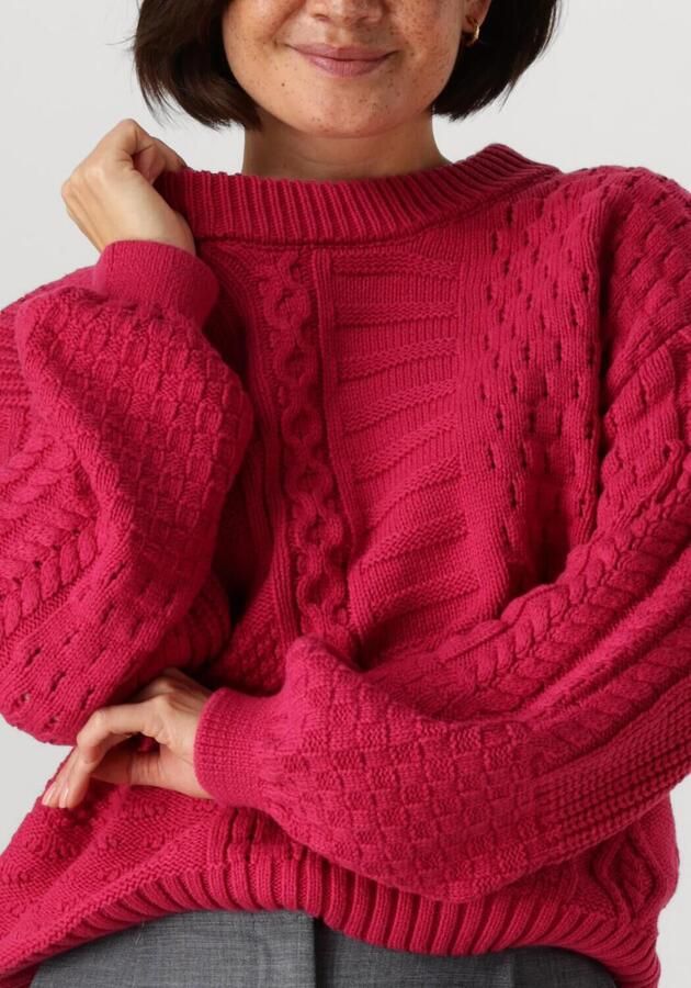 OBJECT Dames Truien & Vesten Objrush Re L s Knit Pullover Roze - Foto 3