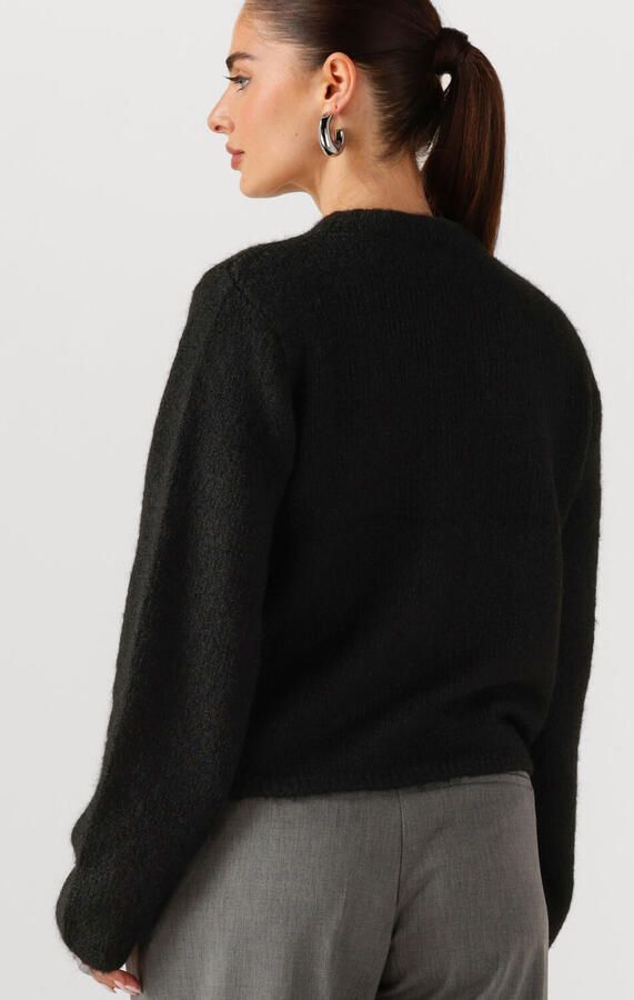 OBJECT Dames Truien & Vesten Objsaggia L s Lo Knit Bow Cardigan Div Zwart - Foto 3