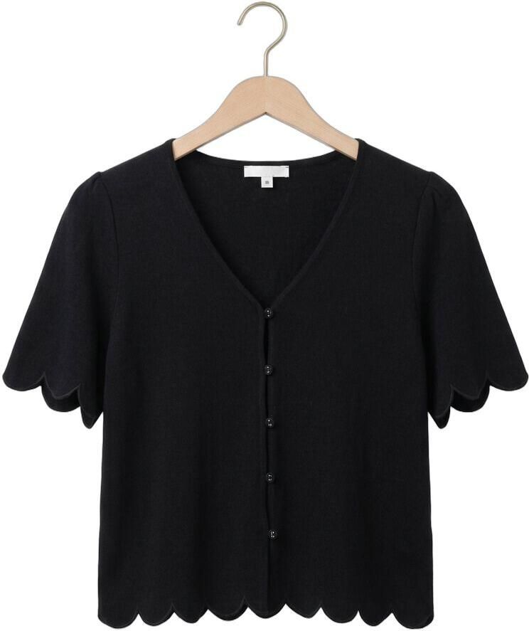 OBJECT Dames Truien & Vesten Objsanne 2 4 Lo V-neck Top Zwart - Foto 2