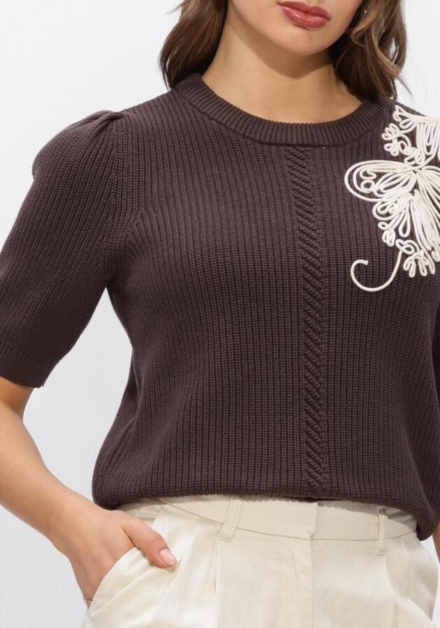OBJECT Dames Truien & Vesten Objstar S s Re Knit Pullover Bruin - Foto 4