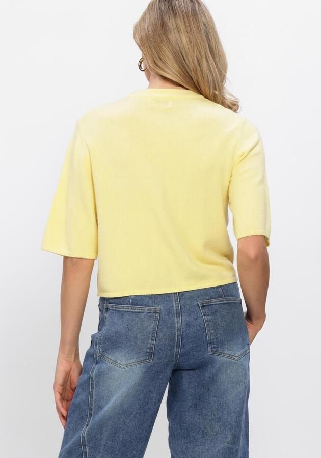 OBJECT Dames Truien & Vesten Objthess 3 4 Sleeve Cardigan Geel - Foto 4
