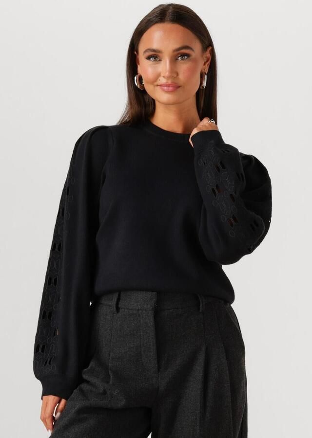 OBJECT Dames Truien & Vesten Objyuki L s Re Knit Pullover Zwart - Foto 4