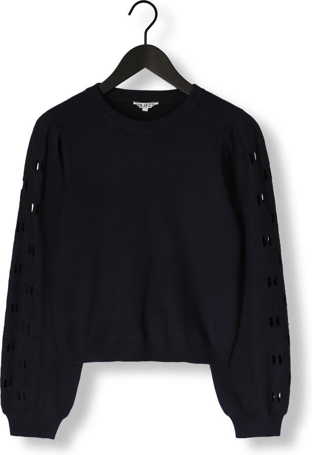 OBJECT Dames Truien & Vesten Objyuki L s Re Knit Pullover Zwart - Foto 3