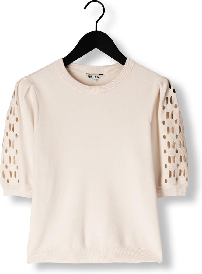 OBJECT Dames Truien & Vesten Objyuki S s Re Knit Pullover 140 Gebroken Wit