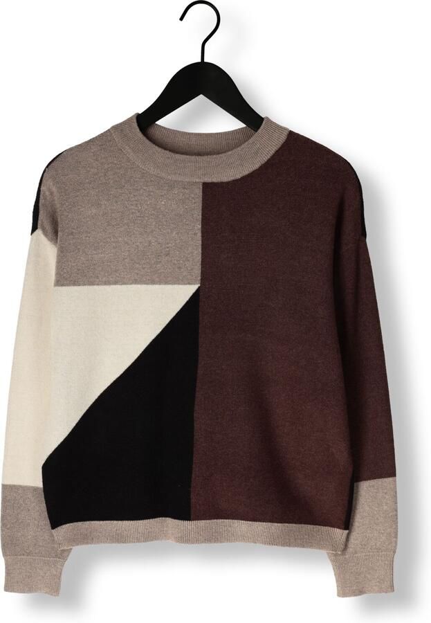 OBJECT Dames Truien & Vesten Orjray Lo L s Knit Pullover Aop Multi - Foto 3